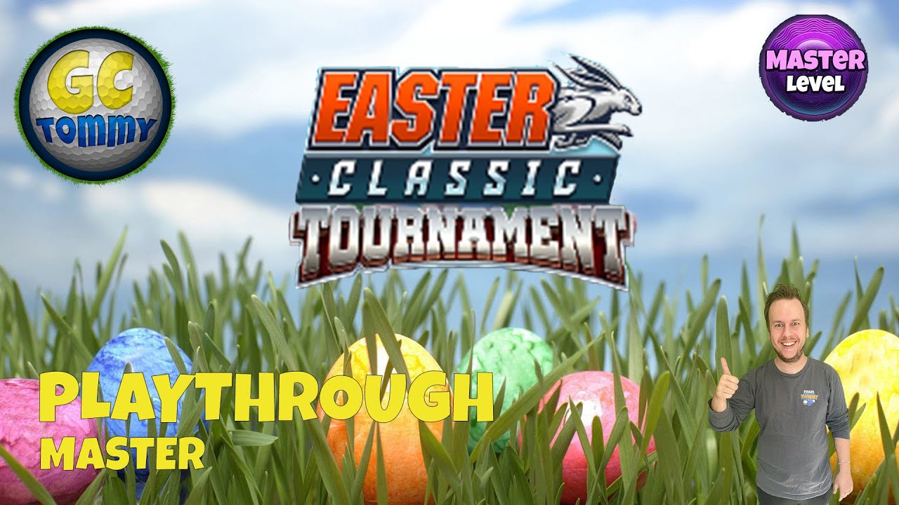 Playthrough, Hole 1-9 - MASTER *Tournament Wind*, Easter Classic Tournament, Golf Clash tips