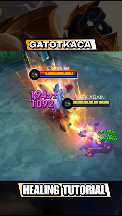 GATOTKACA HEALING TUTORIAL AND BUILD #mlbb #shorts #gatotkaca