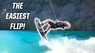 THE EASIEST FLIP! - WAKEBOARDING