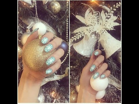 Christmas nails // საახალწლო მანიკური ♡ ♡