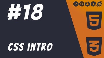 #18: CSS Introduction - HTML5 + CSS3 Frontend Web Development Tutorials