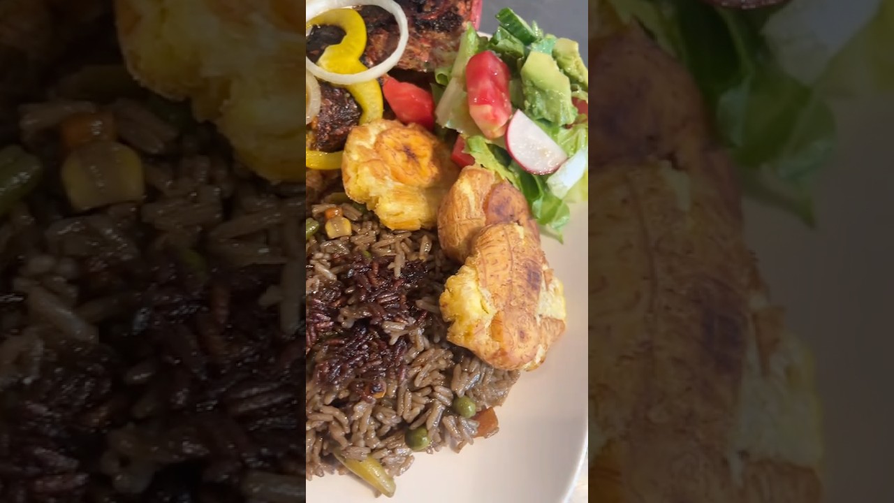 Du poisson pour mon chéri ❤️🇭🇹 Il découvre encore un peu plus les saveurs de la cuisine haïtienne.