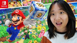 We played Peach's Birthday Cake on Mario Party Superstars!  🎲 | Nintendo Switch