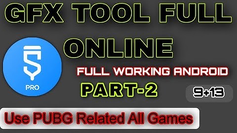 Gfx tool how to create sketchware pro Working android 9+13 permission