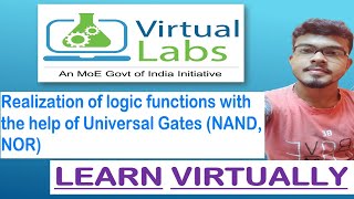 Universal Gates NAND, NOR Using Virtual Lab