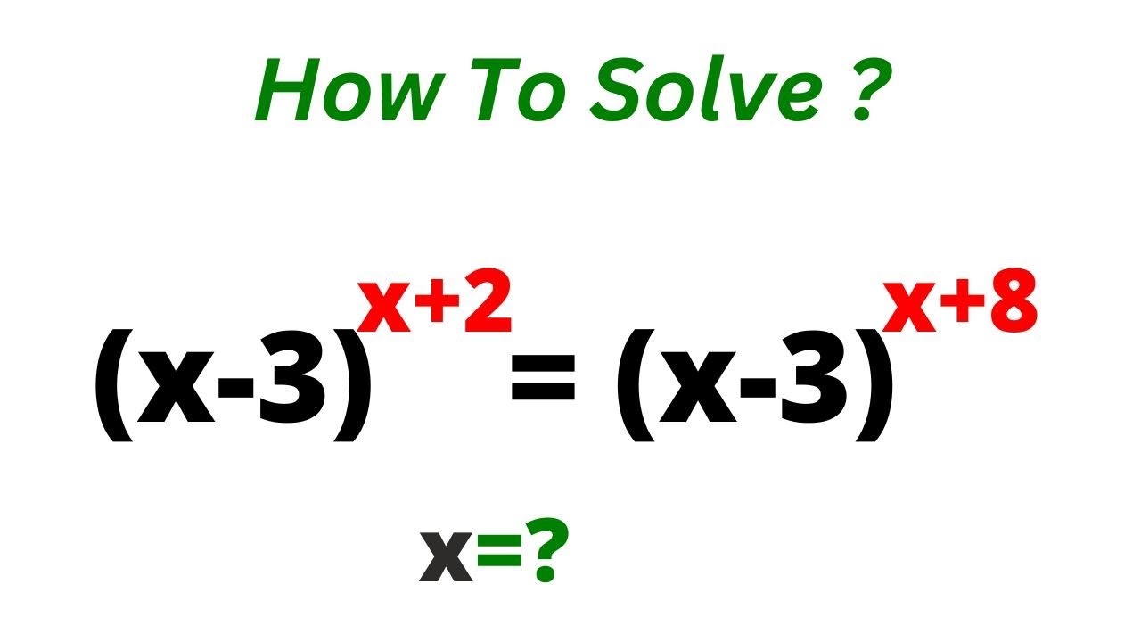 Algebra - Find All The Roots In This Equation | Math Olympiad. | Fast ...