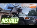 Finally Installing The Roof Top Tent! | Roofnest Condor | FJ Cruiser Overland Build Series - Ep. 6