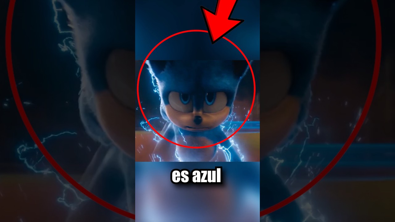 ¿POR QUÉ SONIC ES AZUL? 😨 #sonic #josativi #shorts #youtube
