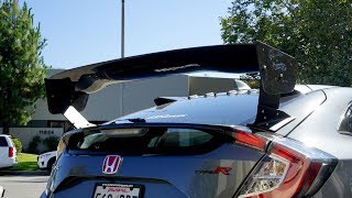 Voltex Type 2V Wing for Honda Civic Type R (FK8) Quick Install