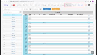 08 Approve Reports Employee View