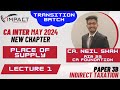 L1 - Place of Supply | CA Inter IDT | May 2024 (New Chapter)