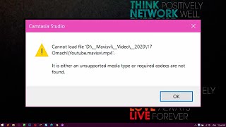 unsupported media type or required codecs are not found | f.i.x