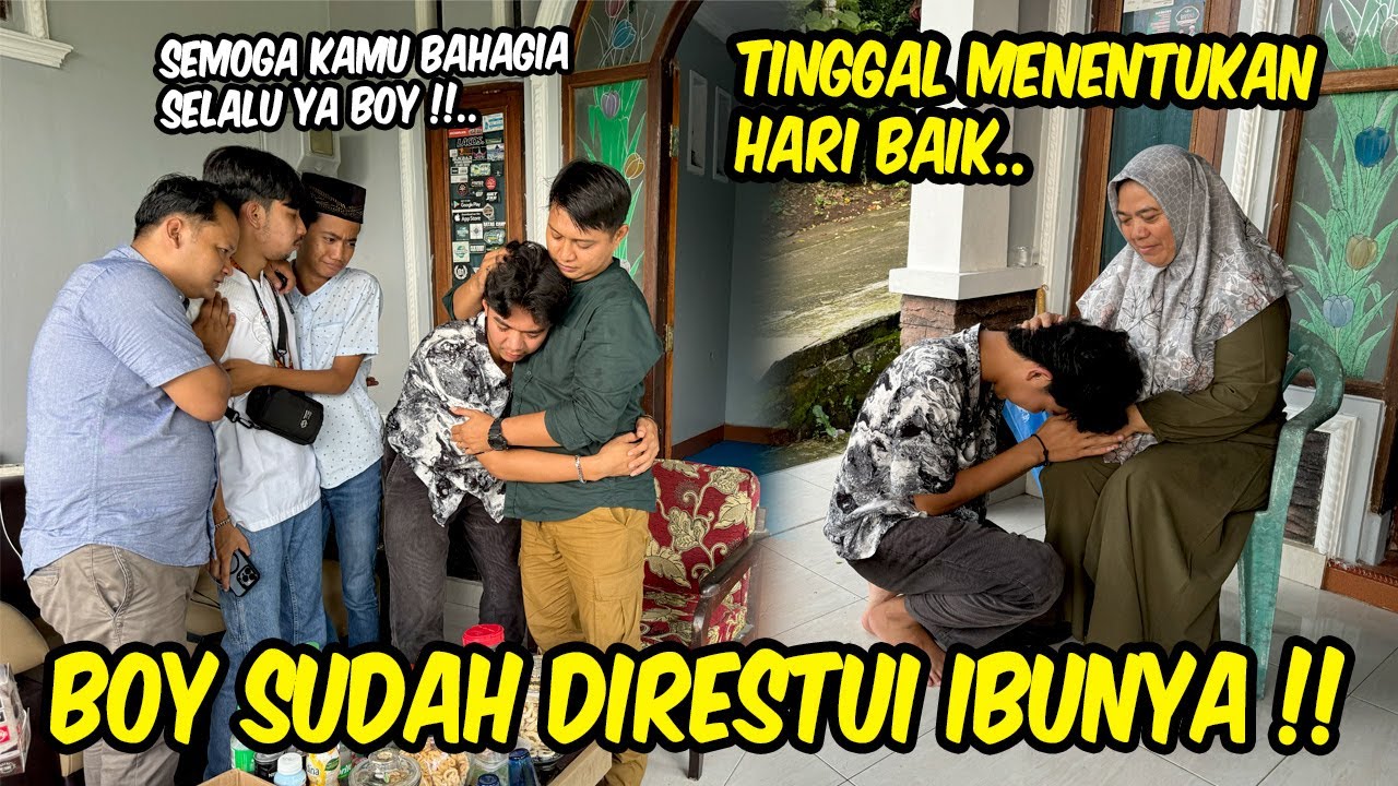 Selamat berbahagia Boy !! SEMOGA LANCAR SAMPAI HARI H