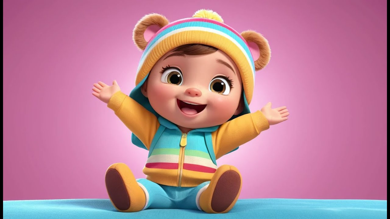 Baby Bear Stretch and Yawn | Cozy Kids Song | Gentle Bedtime Nursery Rhyme