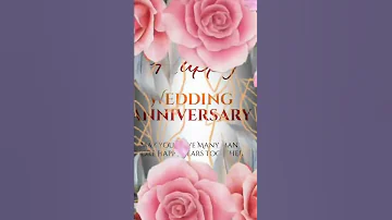 April 14 Anniversary Status💐Wedding Anniversary Wishes,greetings Video| Happy Anniversary Status