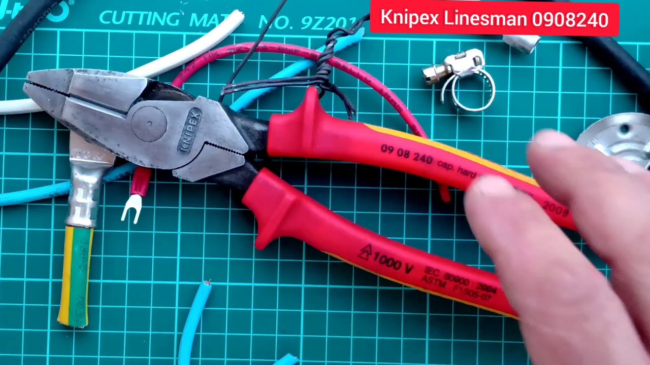 Alicate de alta palanca KNIPEX 0911240 /high leverage pliers knipex  linesman 