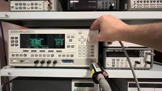 HP83620 Flatness auto measure using direct power meter on GPIB.