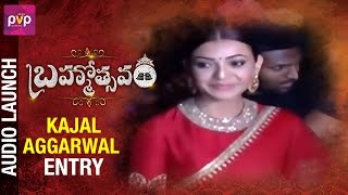 Kajal Aggarwal Entry Brahmotsavam Movie Audio Launch Mahesh Babu Samantha Pranitha