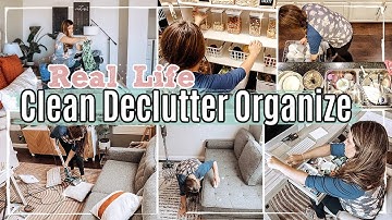 REAL LIFE HOUSE CLEANING, DECLUTTER & ORGANIZE :: SPEED CLEAN WITH ME 2022