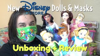 New Disney Store Dolls & Masks Review