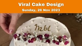 Hidden Message Cake | Trending Viral Cake | FULL TUTORIAL