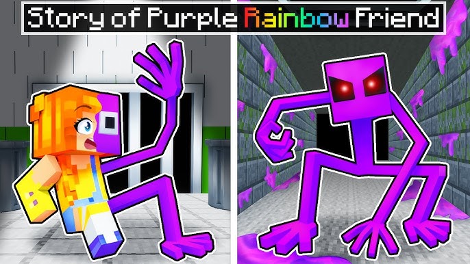 Purple Rainbow Friends But My Versions Minecraft Skin