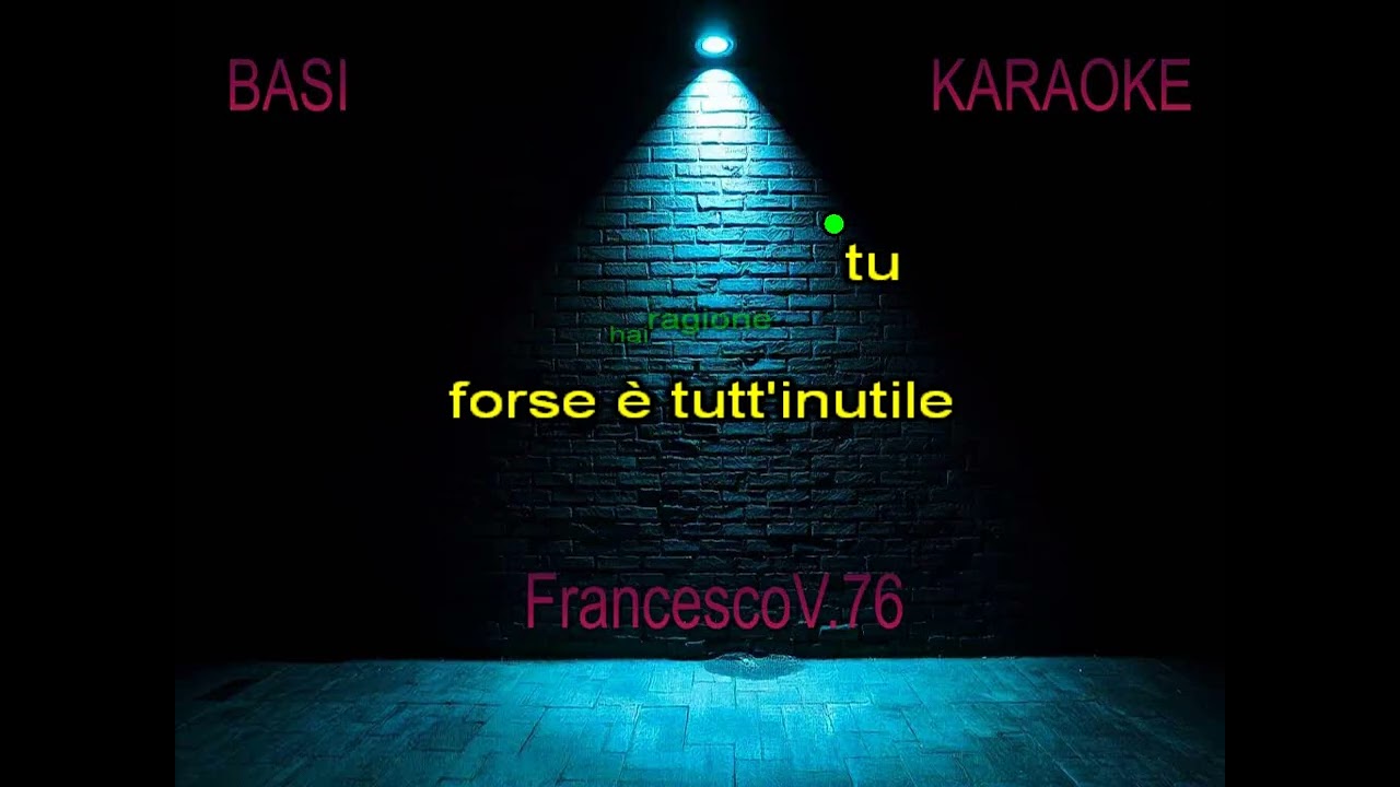 E' ce' salutamme Nico Desideri karaoke