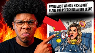 Evangelist Woman Goes MAD!! Whitney Lynn Banned From Alaska Airlines For "Preaching"