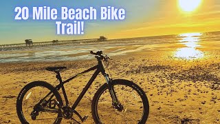 Best 20 Mile Beach Bike Ride! (San Luis Rey Bike Trail Oceanside, CA)