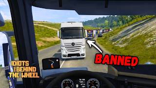 Idiots On The Road I Banned For Crashing I Funny Moments - Ets2 Multiplayer Episode 18