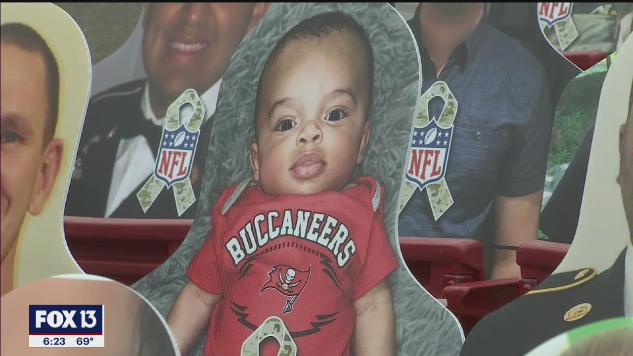 Fan cutouts fill stands at Super Bowl LV