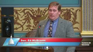 Sen. McBroom addresses Federal mismanagement of Michigan wolf population