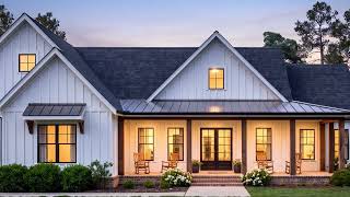 EXCLUSIVE PLAN 009-00524 Modern Farmhouse Layout Under 2 500 sq ft