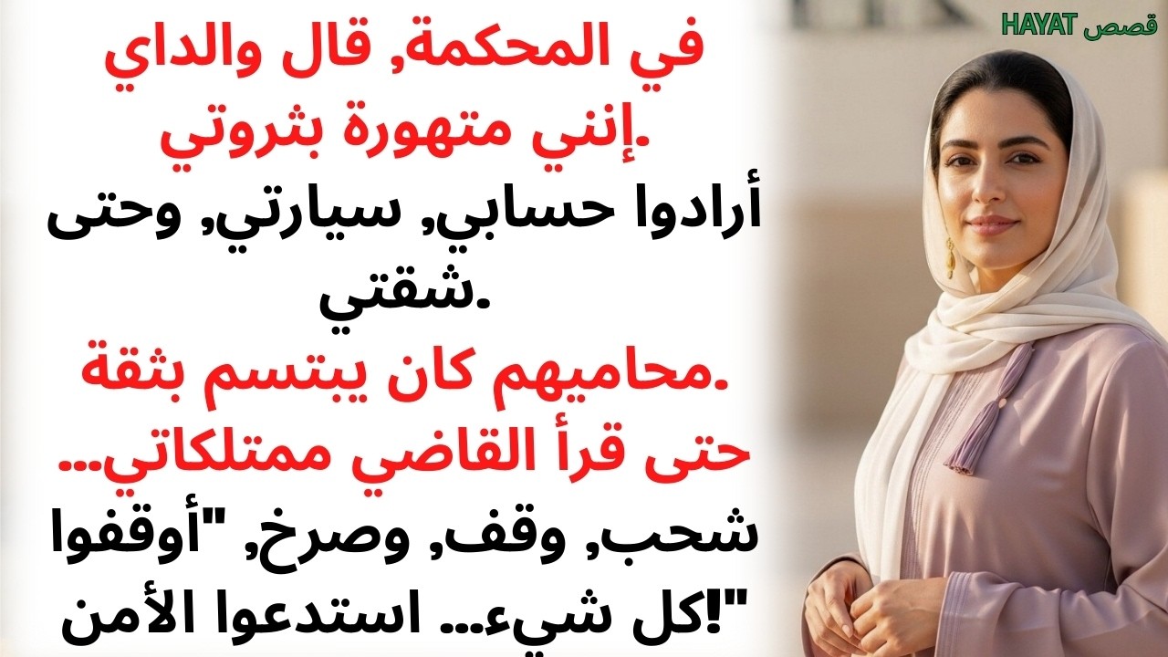 أراد والداي كل شيء في المحكمة حتى قرأ القاضي ثروتي الحقيقية…