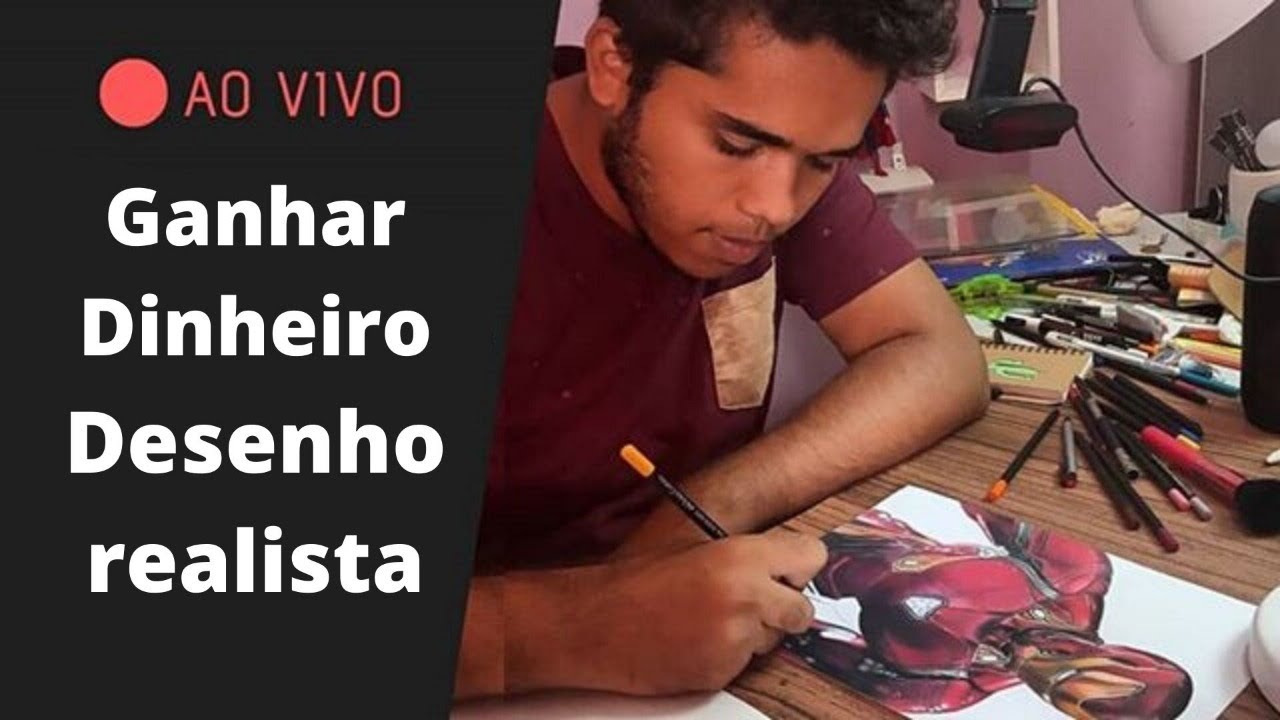🔴 Como ganhar dinheiro com desenho realista? | Dicas EXCLUSIVAS