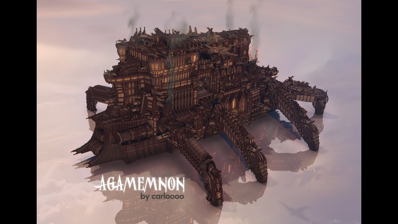 Featured image of post Atropos Minecraft Atmospheric map with a large steampunk ship made in the form of a turtle