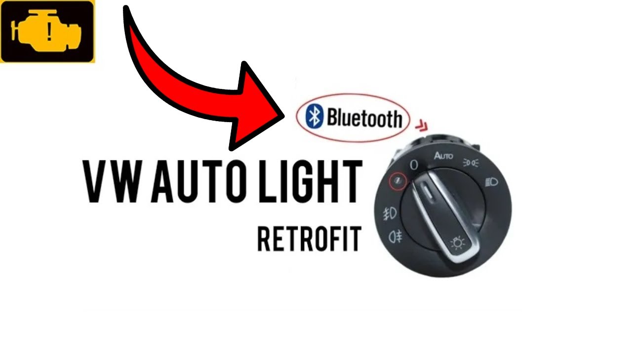 VW Auto light Bluetooth Headlights Switch Light Sensor YouTube