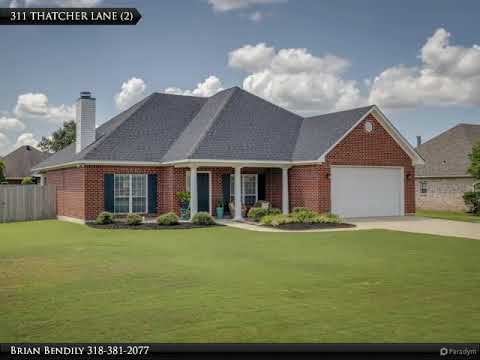 311 THATCHER LANE, Monroe, LA home video tour