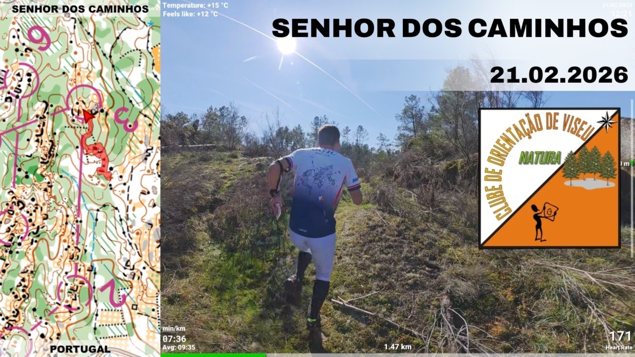 Headcam Orienteering: Senhor Dos Caminhos, Portugal. WRE.