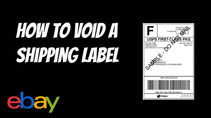HOW TO VOID A SHIPPING LABEL - 2021 eBay