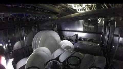 Máy rửa chén,chi tiết hoạt động bên trong máy.