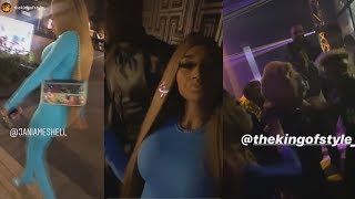 Jania Meshell Pops Out To Ig Rappers Party