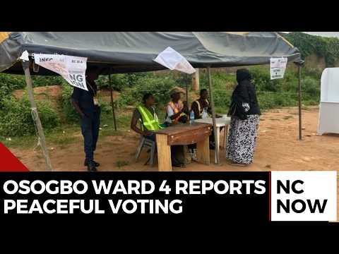 Osun Election: Peaceful Voting Reported at Osogbo Ward 4 Polling Unit