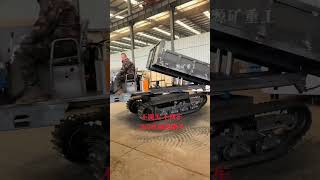 360-degree rotating overhead dumping without turning around or reversing doubles the efficiency