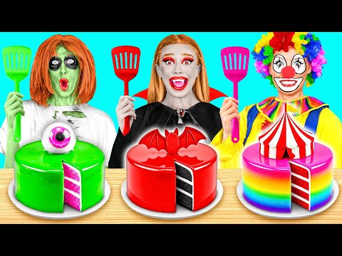 Vampire vs Clown vs Zombie Cooking Challenge