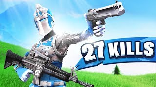 Ninja's Most INSANE Squads Match!! 27 Elims!! screenshot 1