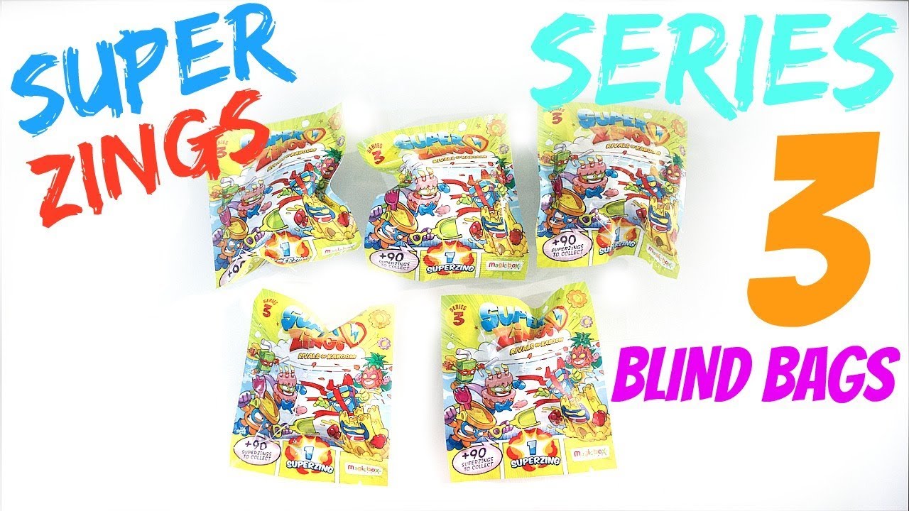Super Zings series 3 Blind bags 