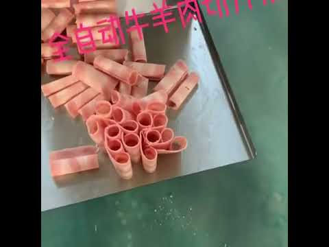 CNC Beef and Mutton Slicing Machine Fully Automatic Frozen Meat Slicing Machine