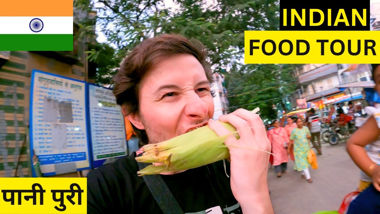 $0.36 Roasted Corn in Kolkata, India 🇮🇳 भारतीय व्लॉग