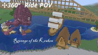 Revenge of the Kraken (Minecraft Ride) - 360° POV